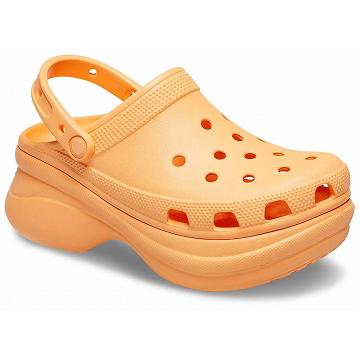 Zapatos Cuña Crocs Classic Bae Clog Mujer Naranjas | Mexico 0637DFMN